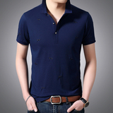 商务休闲翻领刺绣Polo衫男士中青年潮流百搭T恤夏AJY2133-P60，男装T恤，电商B212（原钱塘6029）