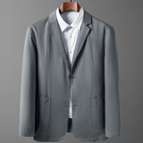 纯棉休闲西服男薄款春季新款中青年男士小西装外套21M2122-P175，男装西服，电商B212（原钱塘6029）