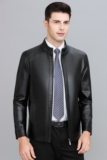 精品男装皮衣外套男立领春季新款男士休闲百搭皮夹克S2020-P130，男装皮衣，电商B212（原钱塘6029）