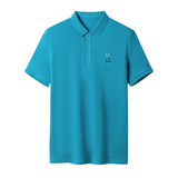 夏季纯棉短袖T恤男免烫POLO衫爸爸夏装男士休闲半袖上衣D889-P65，男装T恤，电商B212（原钱塘6029）