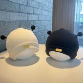 新生婴儿春秋季 初生胎帽男女宝宝可爱超萌秋冬纯棉婴幼儿卤门帽子