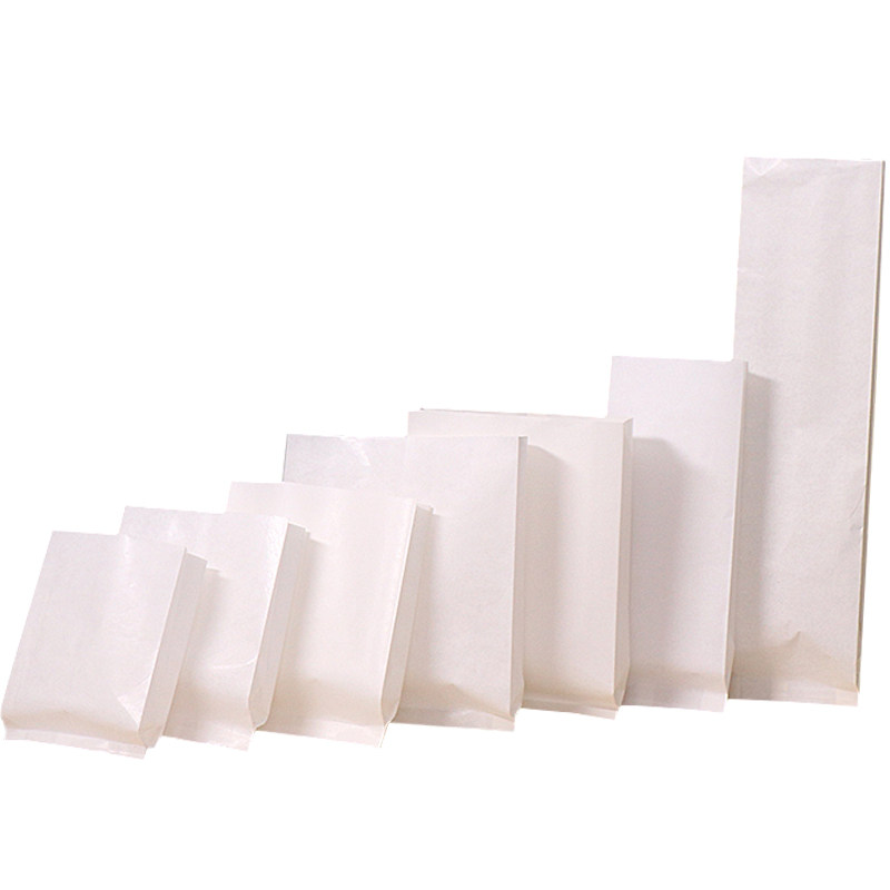 空白无字白色纸袋防油淋膜袋子小吃油炸煎饼 油条鸡排食品包装袋