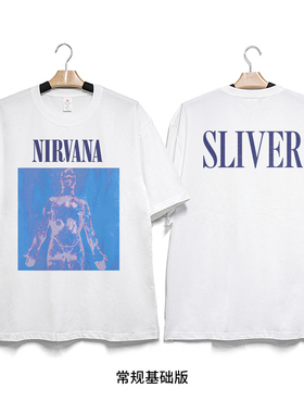 Retro47 Nirvana涅槃乐队柯本同款T恤美式复古嘻哈hiphop纯棉短袖