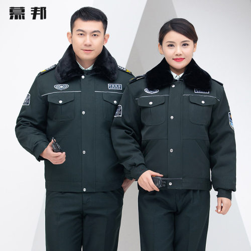 上海套装物业棉衣保安制服