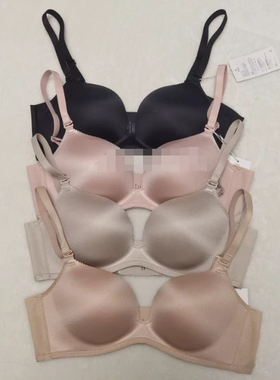 曼妮芬专柜正品UPDATE光面无痕舒适无钢圈聚拢调整文胸女