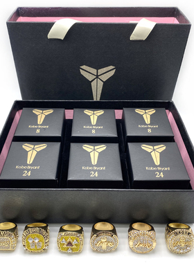 湖人科比库里詹姆斯欧文总冠军戒指篮球周边情人节送男友生日礼物