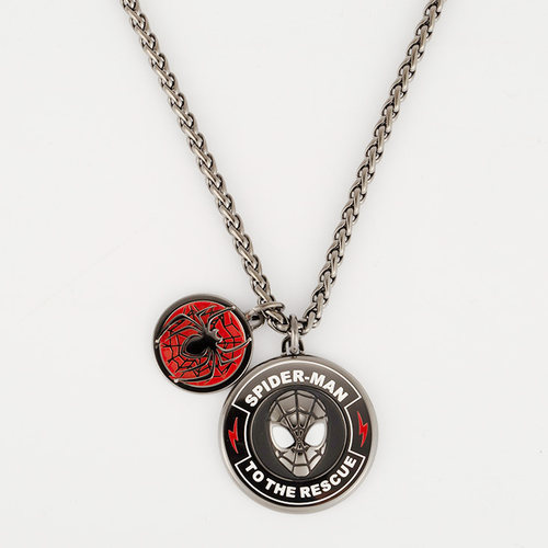 漫威正版 蜘蛛侠锁骨吊坠 个性配饰首饰 项链
