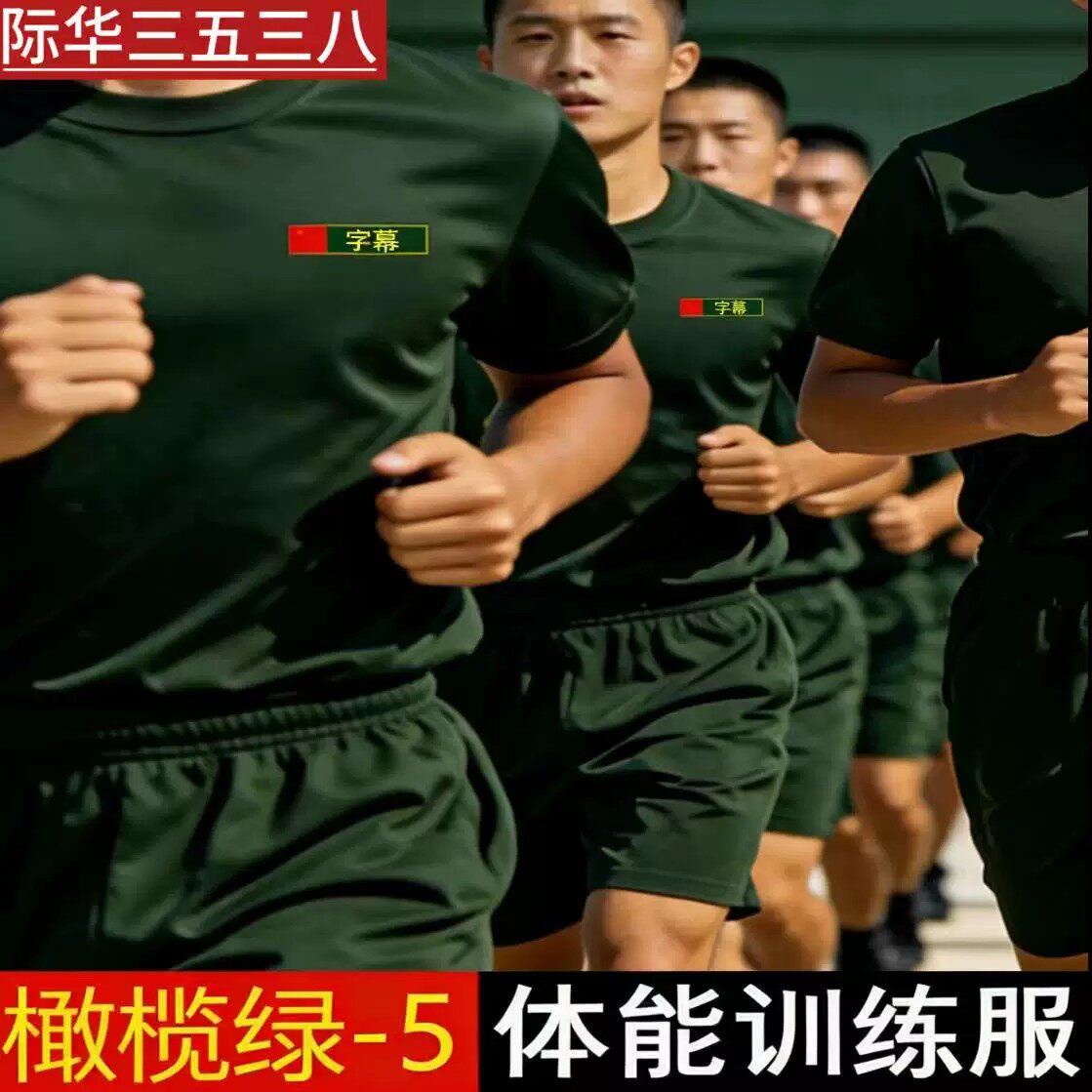 际华三五三八体能服短袖套装速干短裤夏季军迷t恤体能训练服裤子