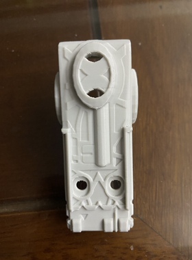 kiva牙灵哨子，3d打印，淡灰色