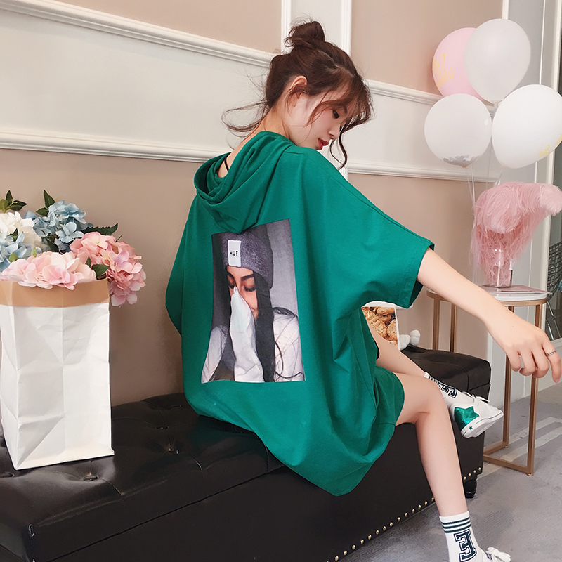 ¶ÌÐätÐôÅ®×°Öг¤¿îÏÄ×°2018п¿íËÉÉÏÒ·þº«°æÑ§Éú°Ù´îulzzang