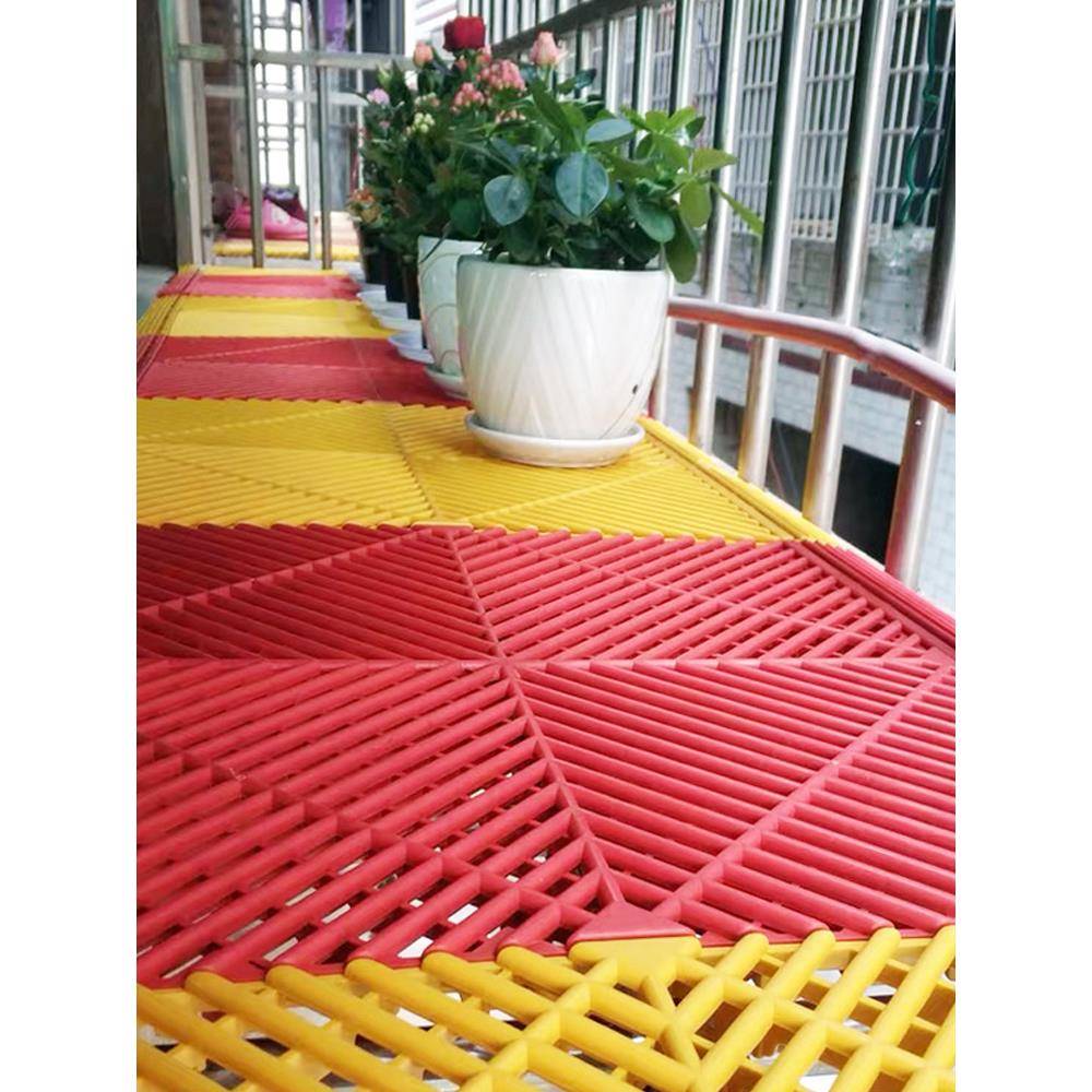 阳台网格垫塑料格栅地板防盗网垫板盖板花架防护栏窗台防坠落底板