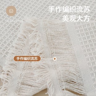 通用全包沙发套 沙发巾ins奶油风全盖布棉纱露营毯沙发垫盖巾四季