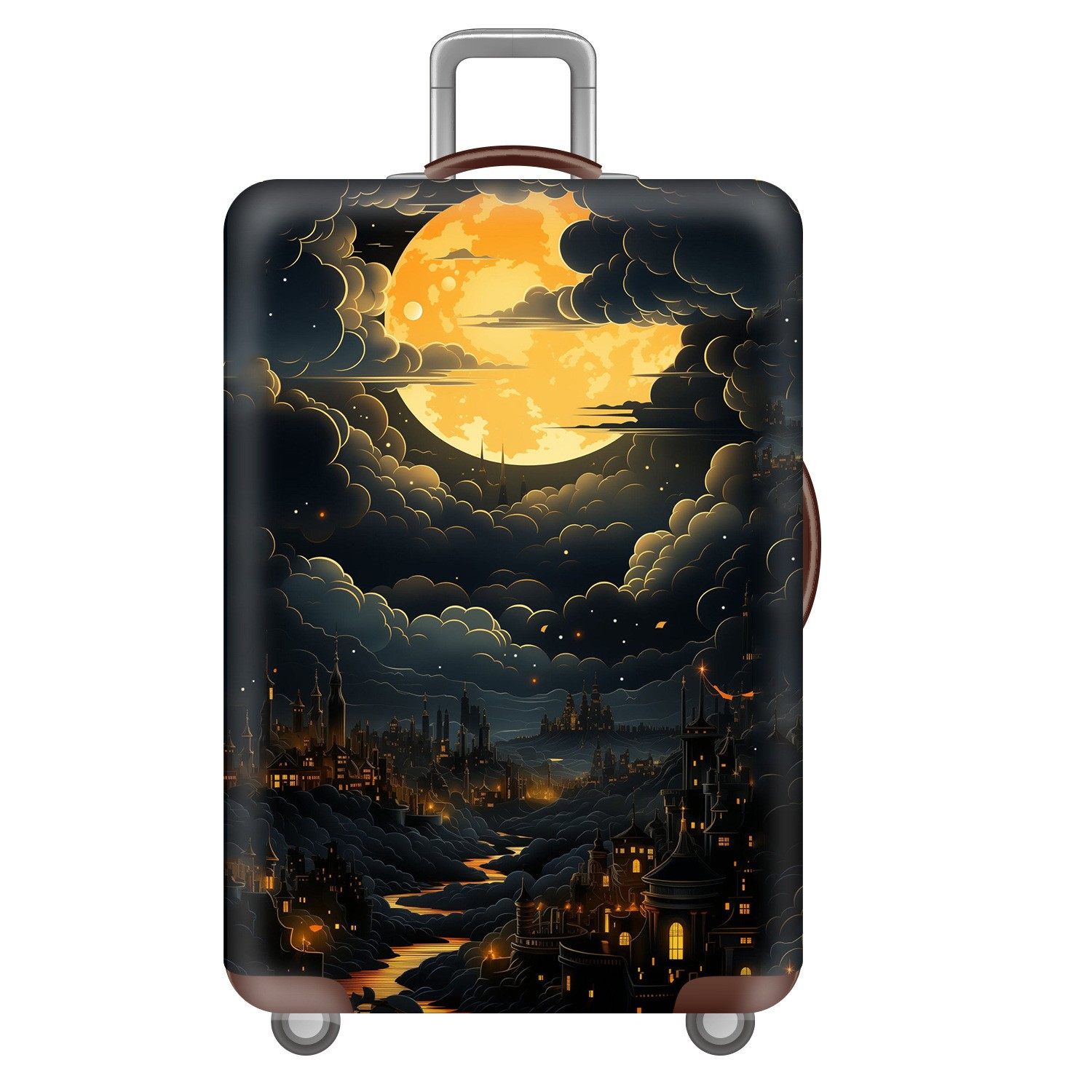 XA015月亮弹力箱套拉杆箱旅行旅游登机行李皮箱保护罩防尘袋耐磨,箱包皮具/热销女包/男包,旅行箱配件,淘宝优惠券,粉丝福利购,淘宝优惠卷