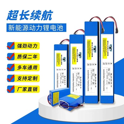 代驾车滑板车自行车管 60V48V36V24V锂电池组