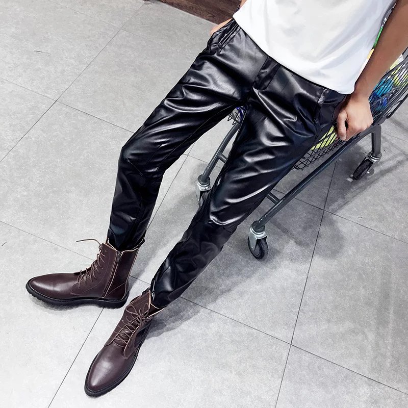 Pantalon cuir homme pour adolescent - Ref 1479548 Image 1