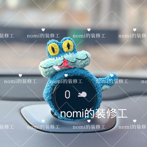 蔚来汽车nomi帽子头套装饰盖瑞蛇 动物城糯米装饰纯手工制作