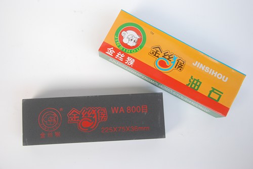 包邮磨刀石金丝猴油石磨刀石大块油石225*75*36荡刀石浆石800目 - 封面
