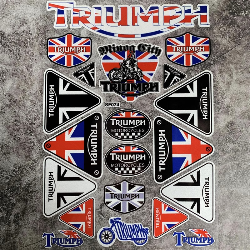 适用凯旋摩托车改装triumph贴花