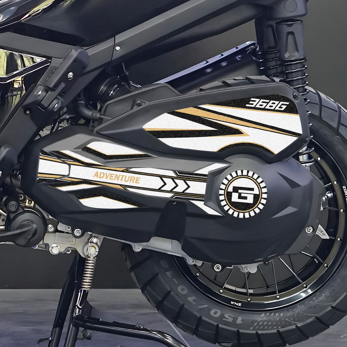 适用25款升仕368G链条边盖磨砂贴纸摩托车防水防刮改装饰加厚配件,摩托车/装备/配件,贴纸/贴膜,淘宝优惠券,粉丝福利购,淘宝优惠卷