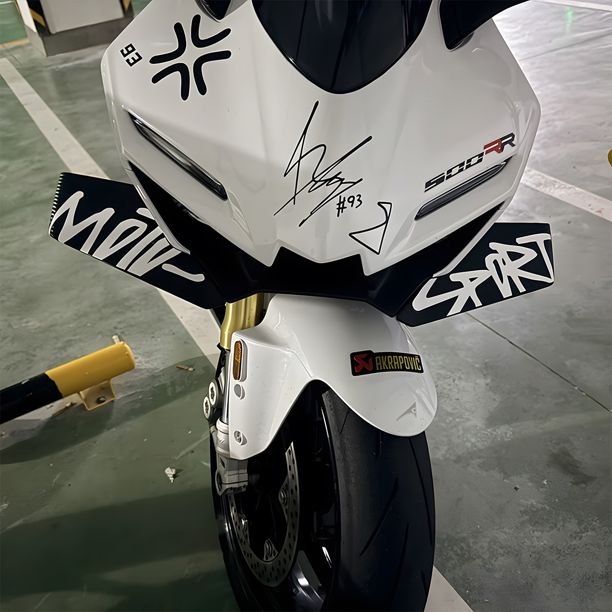 适用25款张雪机车500RR定风翼贴