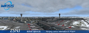 飞机哥zsnj正版 p3dv4飞行 南京禄口国际机场高清地景插件gsx动画