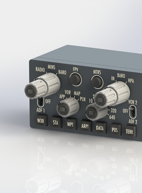 飞机哥CS EFIS面板PMDG B737 747 777max仪表控制 2020 P3d XP