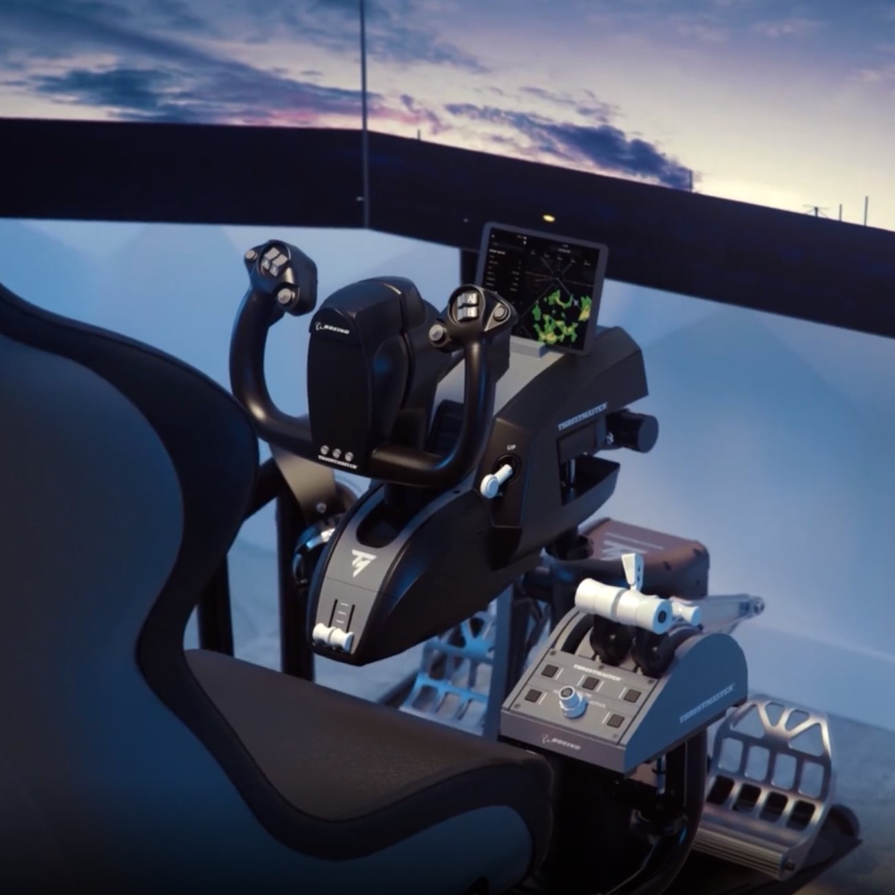 飞机哥波音boeing 图马思特TCA yoke 节流阀 xbox 全金属飞行摇杆