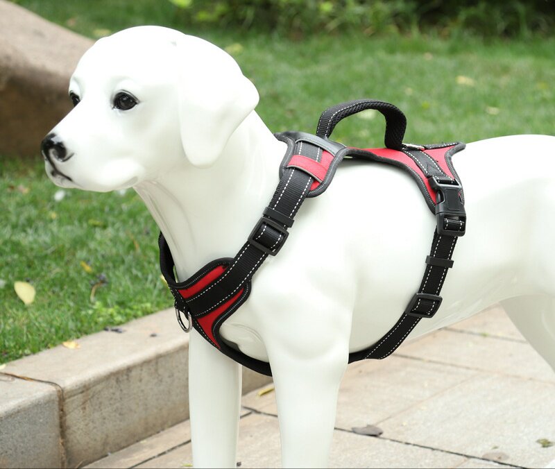 训犬用扑咬胸背 帆布负重胸背带 牛皮负重胸背 工作警犬训练装备