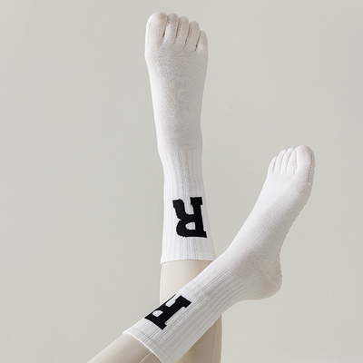 五指袜瑜伽袜子女分趾袜中筒袜运动袜普拉提袜子yoga socks防滑袜