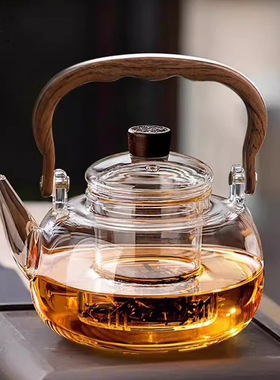 玻璃耐高温煮茶壶2025新款家用泡茶水壶提梁壶喝茶大容量养生专用