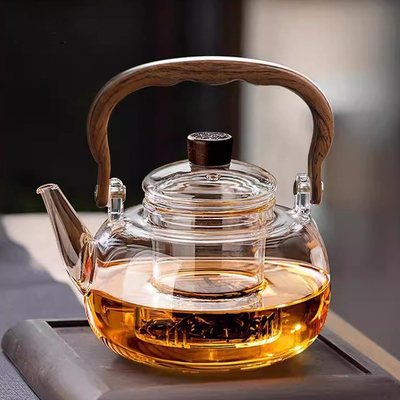 玻璃耐高温煮茶壶2025新款家用泡茶水壶提梁壶喝茶大容量养生专用