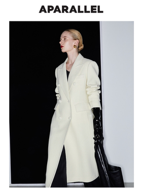 【田朴珺同款】郁金香收腰长款羊毛大衣