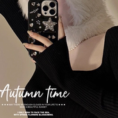 甜酷立体星星适用苹果17 16promax手机壳iPhone13 14promax滴胶15pro辣妹16e软壳iPhoneAir小众日韩保护套