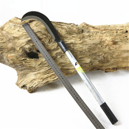 锰钢小镰刀长柄柴刀农用甘蔗刀户外钓鱼修枝野外开路刀勾枝收割刀