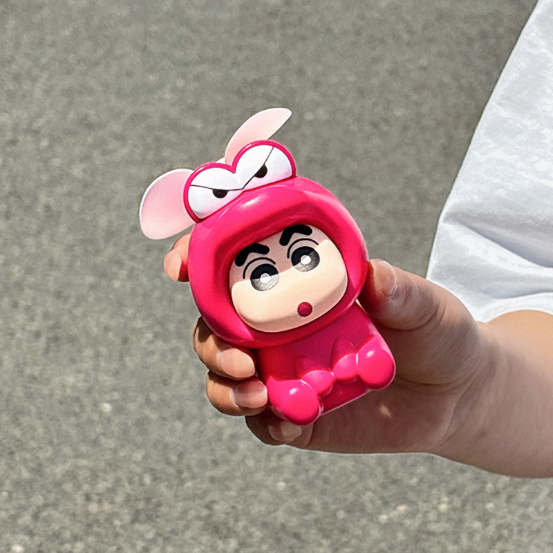 蜡笔小新小风扇便携随身静音可爱儿童学生礼物卡通手持usb电风扇