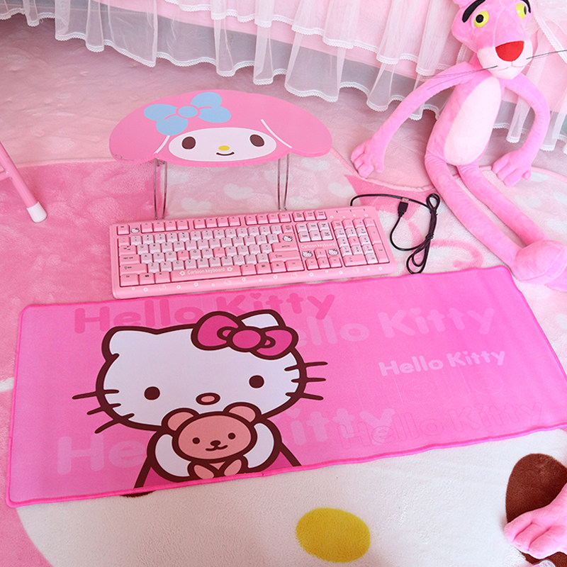 可爱卡通猫咪鼠标垫加长长方形桌垫创意大号学生游戏防滑鼠标垫在类目 电脑硬件/显示器/电脑周边, 电脑周边, 鼠标垫/贴/腕垫中 - 来自Buy2taobao.com提供专业的淘宝代购服务