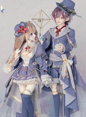 幻之风原创设计BJD4分娃衣CP套装