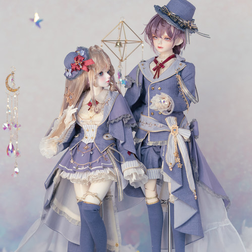 幻之风原创设计BJD4分娃衣CP套装