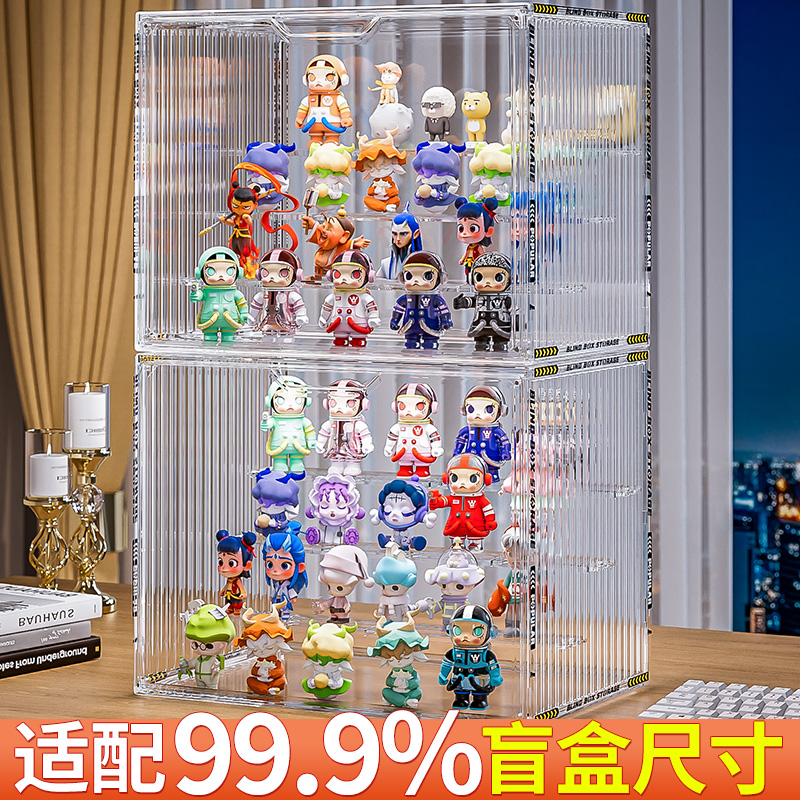【透明防尘】盲盒收纳展示架