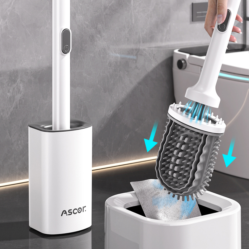 【马桶刷清洁无死角】厕所卫生间