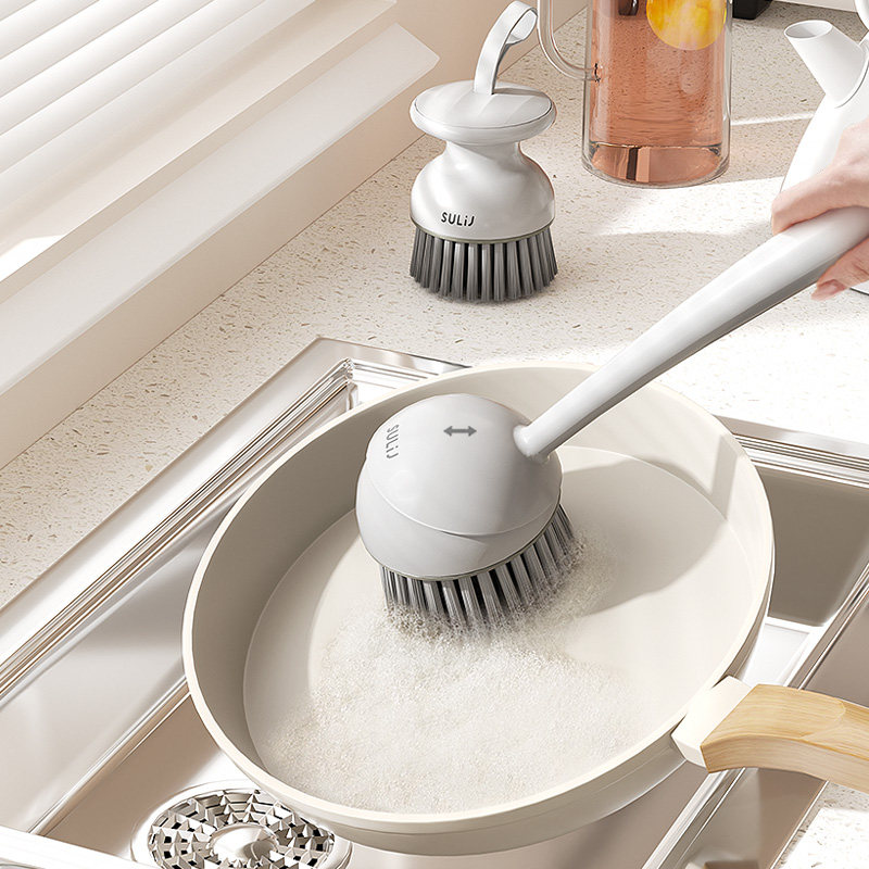 厨房刷锅神器专用洗锅刷家用可旋转锅刷不沾油不伤锅多功能清洁刷