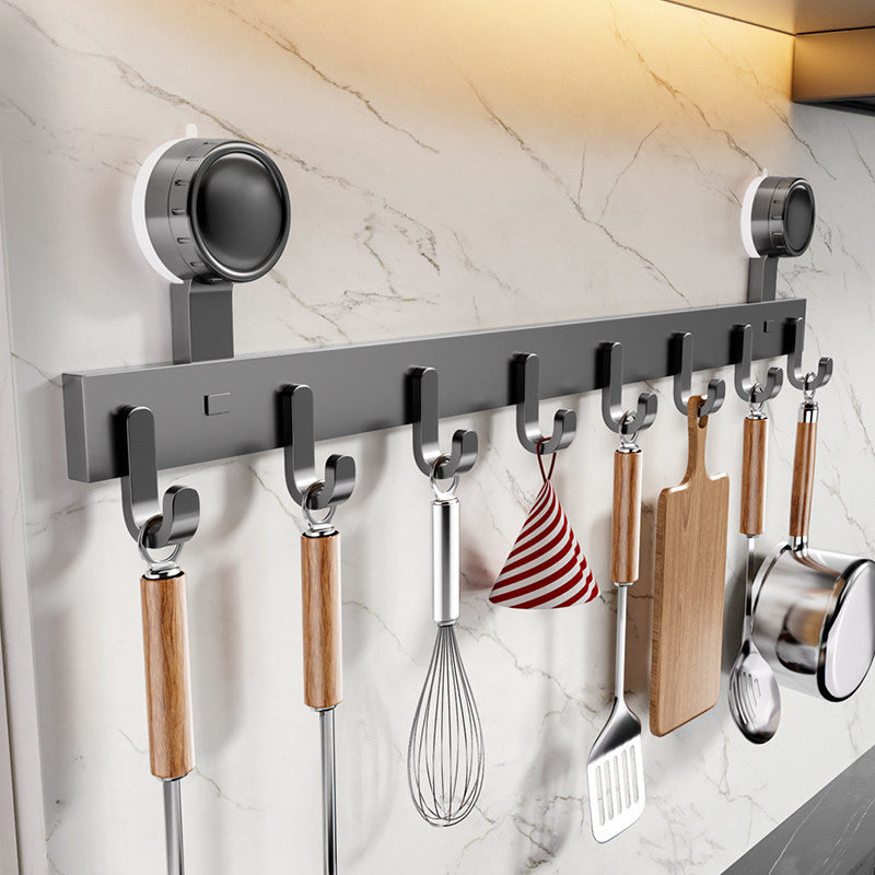 【吸盘厨房挂钩】免打孔置物架