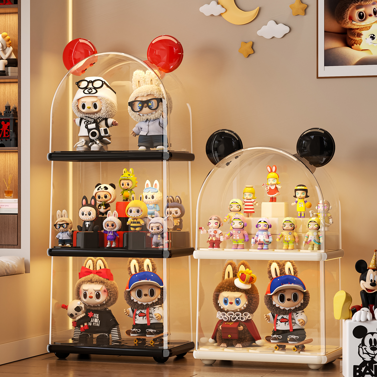 【米奇展示柜】萌趣可爱收纳手办