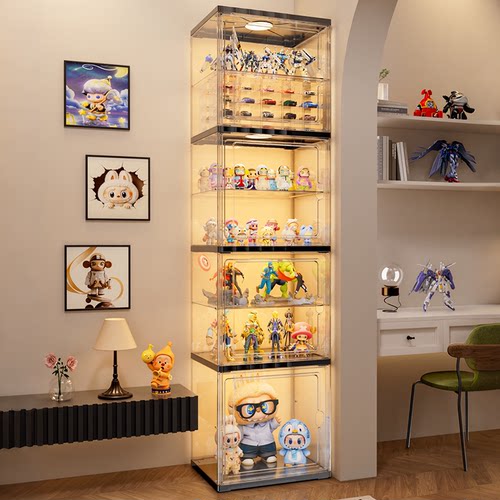 【特厚六面全硬】高透超清展示柜