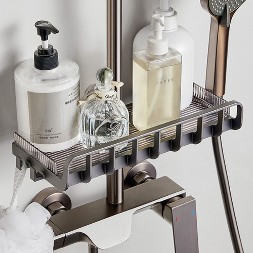 浴室花洒放置篮自动滤水不积水