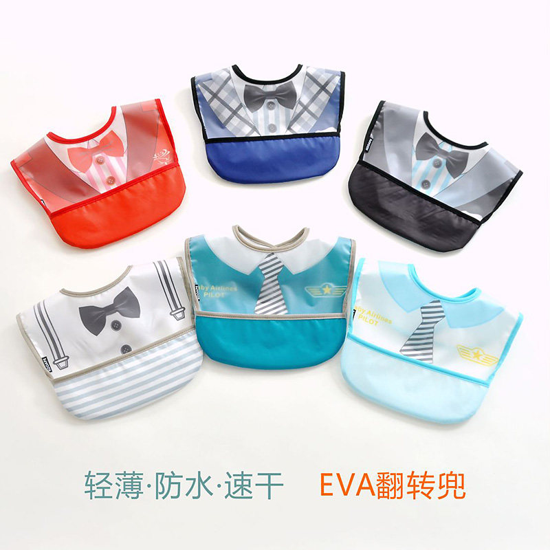 婴幼儿食饭兜EVA轻薄防水围嘴 易擦洗围兜婴幼儿宝宝免洗吃饭兜|msdalam kategori lampin/Xihu/makan/push pelarik, cawan/pinggan mangkuk/Grind/aksesori, Bibs/sedutan Hanjin/Rice poket/tuala, makanan poket - dari Buy2taobao.com untuk memberikan perkhidmatan ejen Taobao profesional membeli
