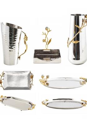 进口欧式装饰摆件花瓶法式美式