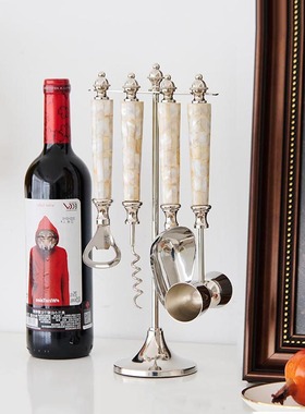 餐厅印度进口纯铜红酒开瓶器冰铲