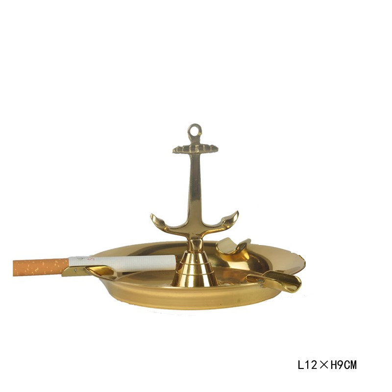 欧美式烟灰缸 法式奢华手绘烟碟 复古典别墅餐桌装饰客厅茶几摆件