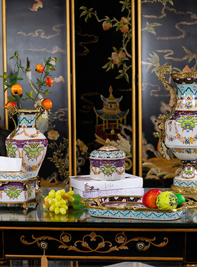 奢华纯铜摆件美式客厅法式欧式